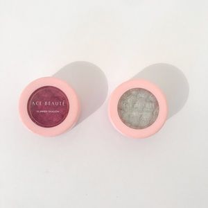NWT Ace Beute | Glimmer Shadow Duo | Pink & Silver
